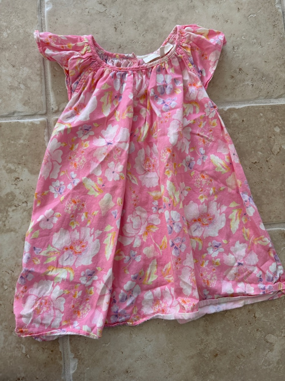 LoveShackFancy Kids Pink Floral Dress